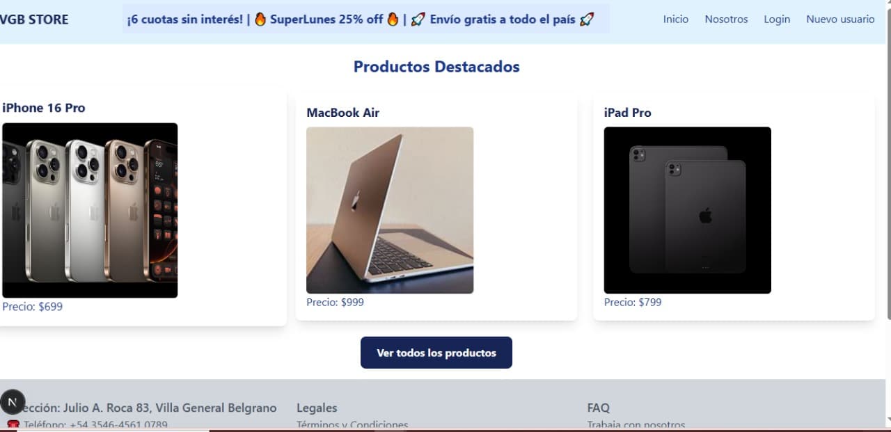 Imagen de VGB-STORE -- Ecommerce - 1